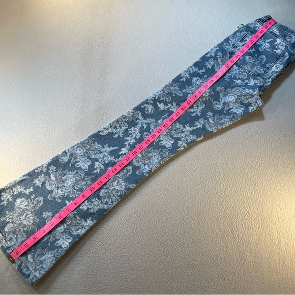 Gap x Love Shack Fancy Women’s ‘70s Flare High Rise Floral Jeans Size 25 - Picture 14 of 16